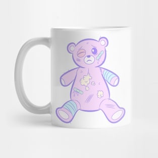 Pastel Goth Sad Bear Mug